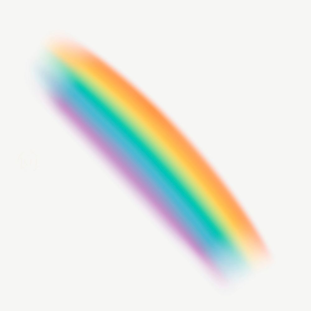 Beautiful rainbow element graphic vector