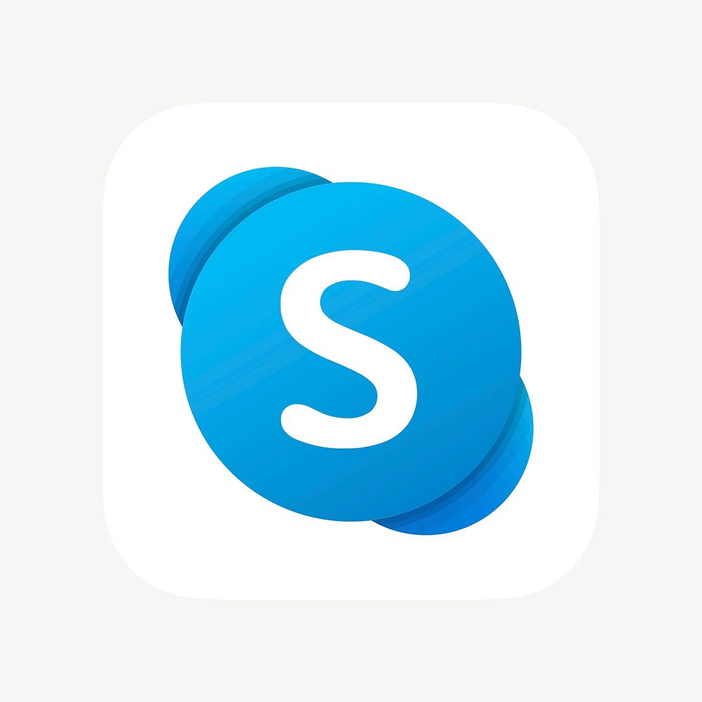 Skype vector social media icon. 7 JUNE 2021 - BANGKOK, THAILAND