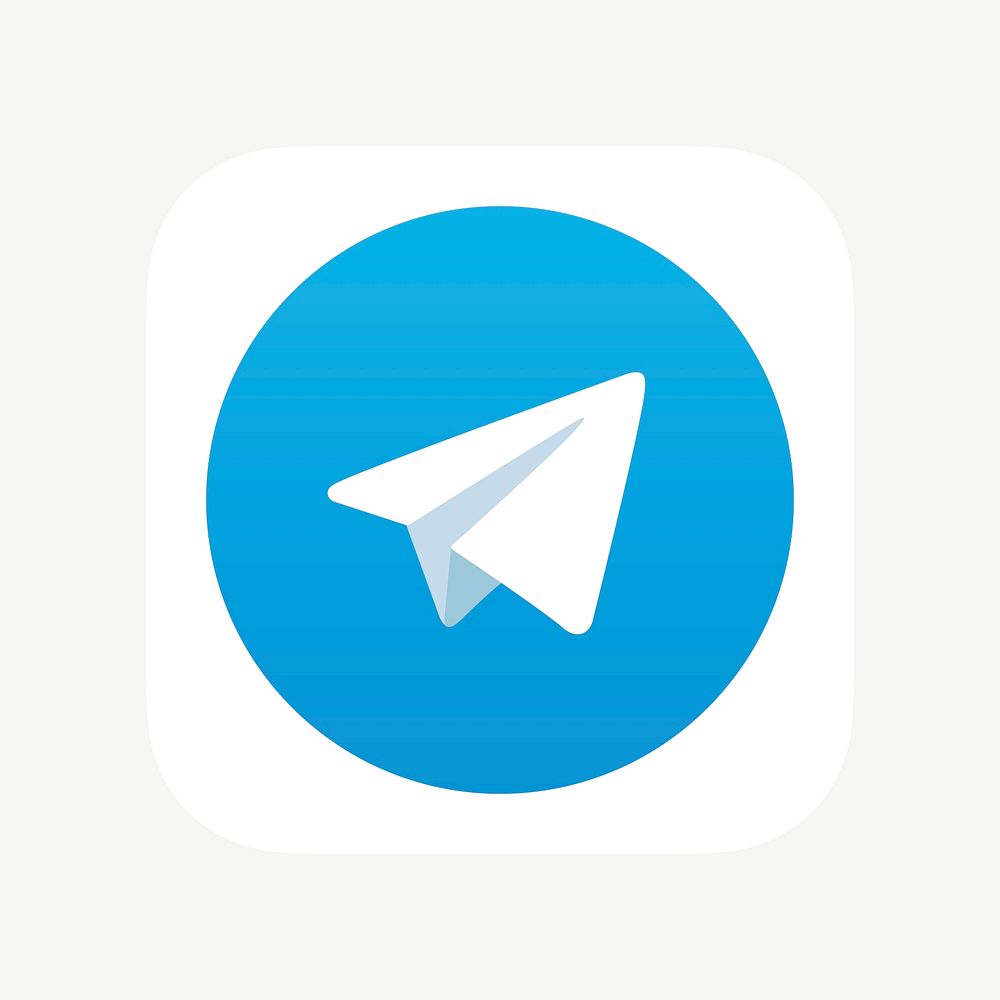 Telegram vector social media icon. 7 JUNE 2021 - BANGKOK, THAILAND