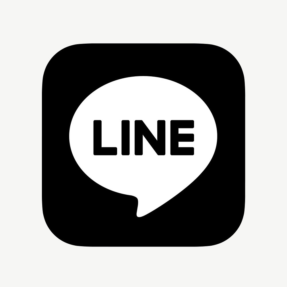 LINE flat graphic vector icon for social media. 7 JUNE 2021 - BANGKOK, THAILAND