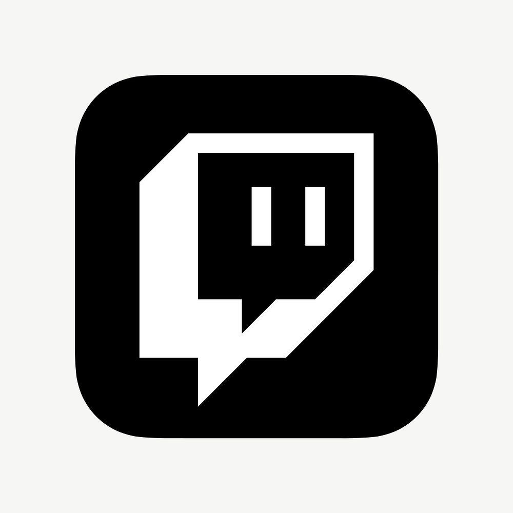 Twitch flat graphic vector icon for social media. 7 JUNE 2021 - BANGKOK, THAILAND