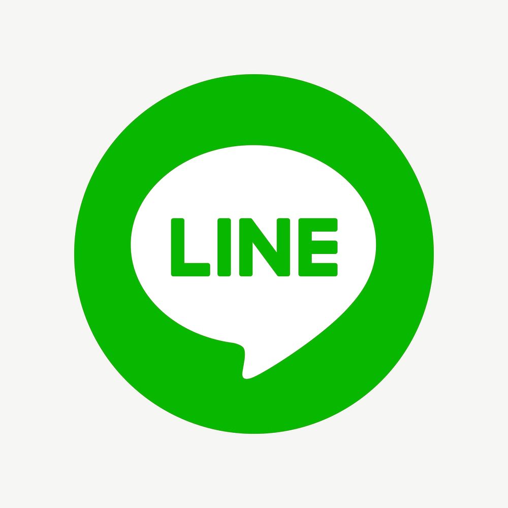 LINE vector social media icon. 7 JUNE 2021 - BANGKOK, THAILAND