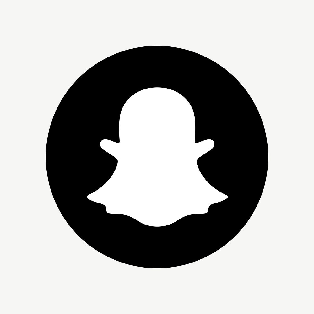 Snapchat flat graphic icon vector for social media. 7 JUNE 2021 - BANGKOK, THAILAND