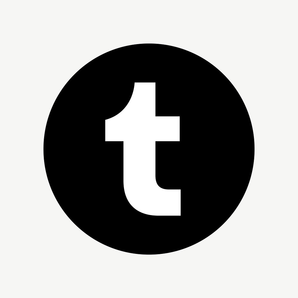 Tumblr flat graphic icon vector for social media. 7 JUNE 2021 - BANGKOK, THAILAND