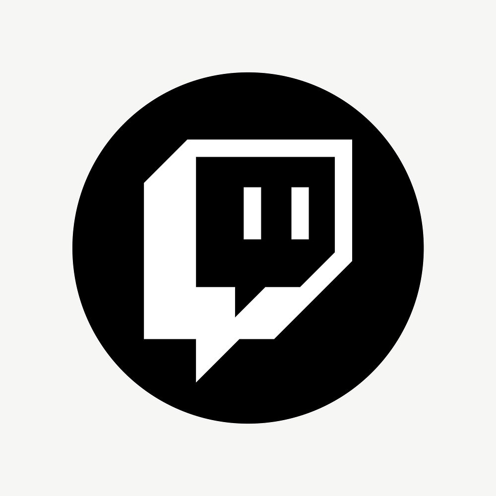 Twitch flat graphic vector icon for social media. 7 JUNE 2021 - BANGKOK, THAILAND