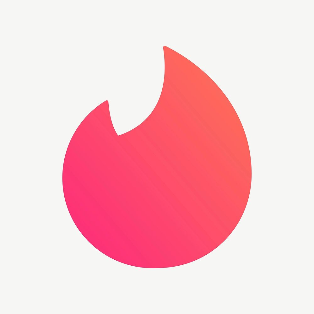 Tinder vector social media icon. 7 JUNE 2021 - BANGKOK, THAILAND