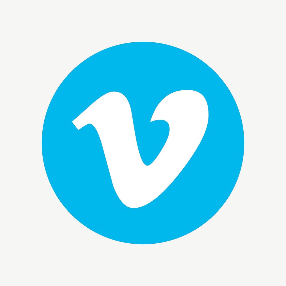 Vimeo vector social media icon. 7 JUNE 2021 - BANGKOK, THAILAND