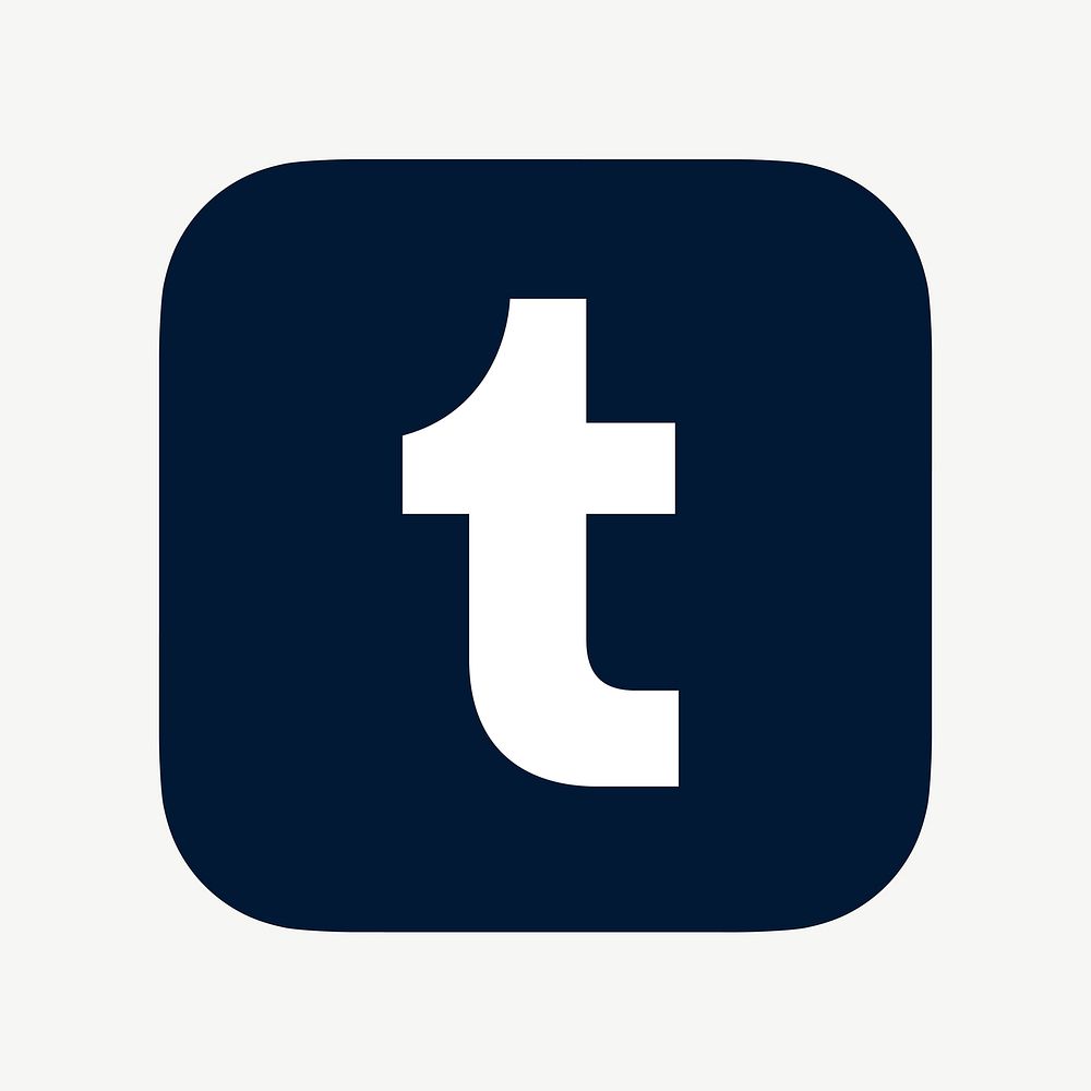 Tumblr vector social media icon. 7 JUNE 2021 - BANGKOK, THAILAND
