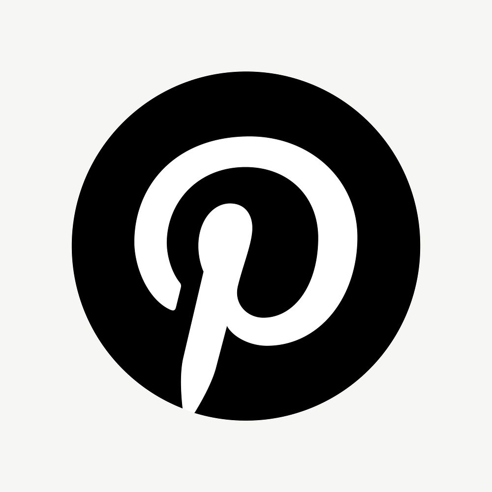 Pinterest flat graphic vector icon for social media. 7 JUNE 2021 - BANGKOK, THAILAND