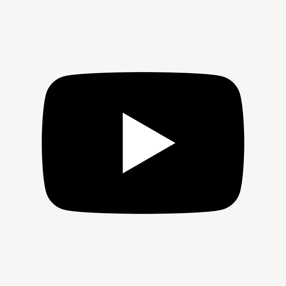 YouTube flat graphic vector icon for social media. 7 JUNE 2021 - BANGKOK, THAILAND