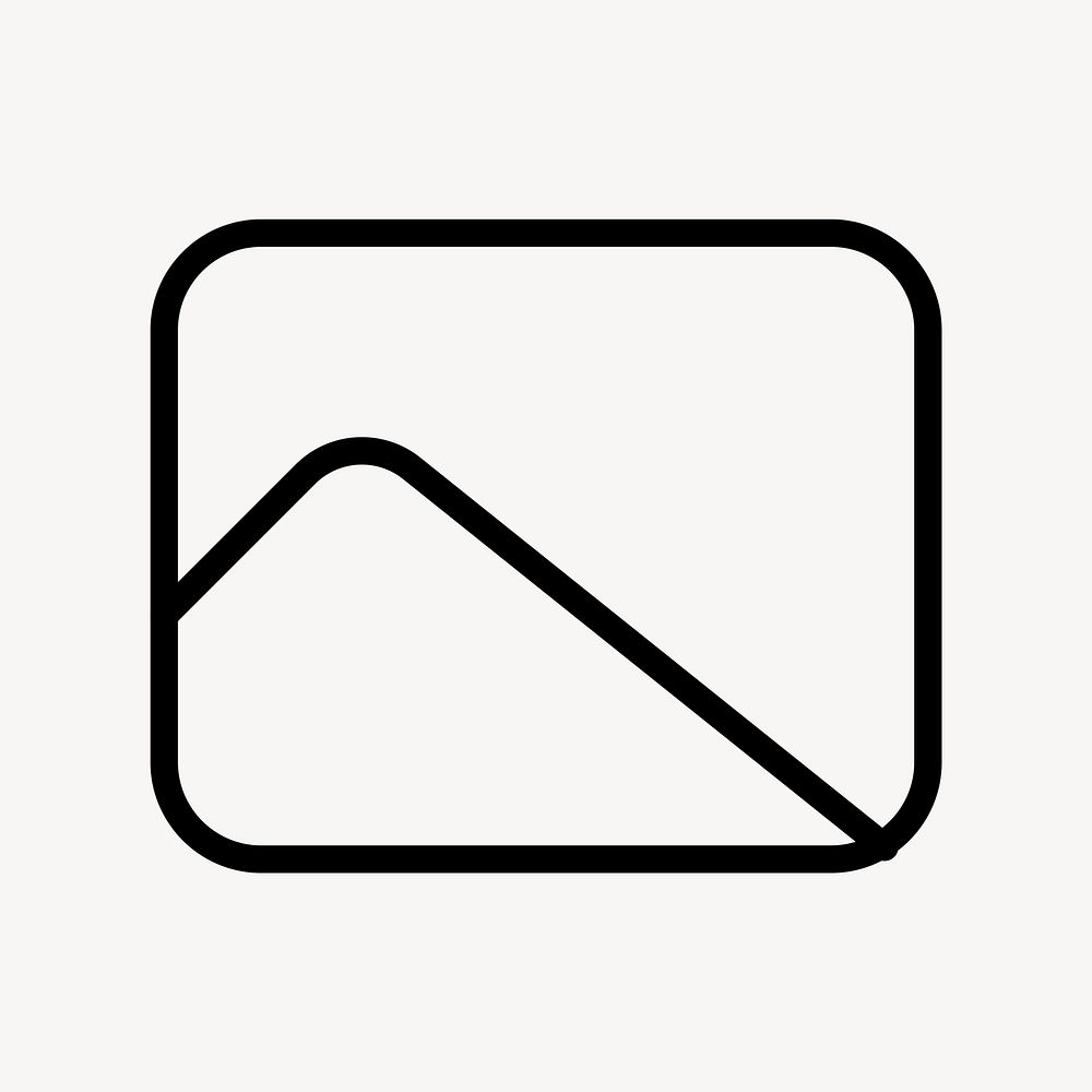 Gallery web simple icon vector picture folder