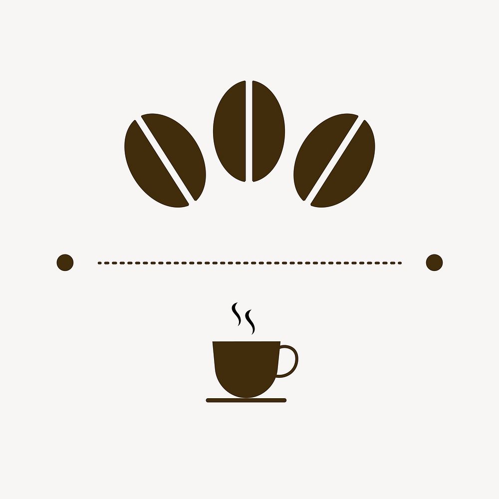 Coffee logo, food icon flat design vector illustration, coffee cup