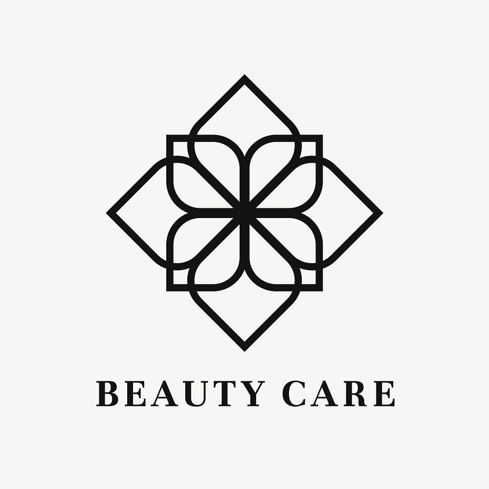 Modern beauty logo, beautiful creative design for health & wellness business vector