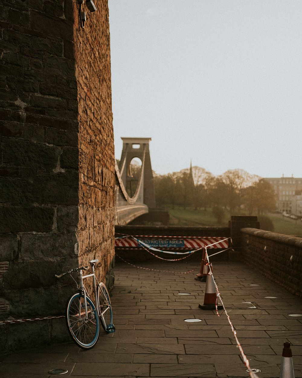 Empty streets due to the coronavirus in Bristol, UK