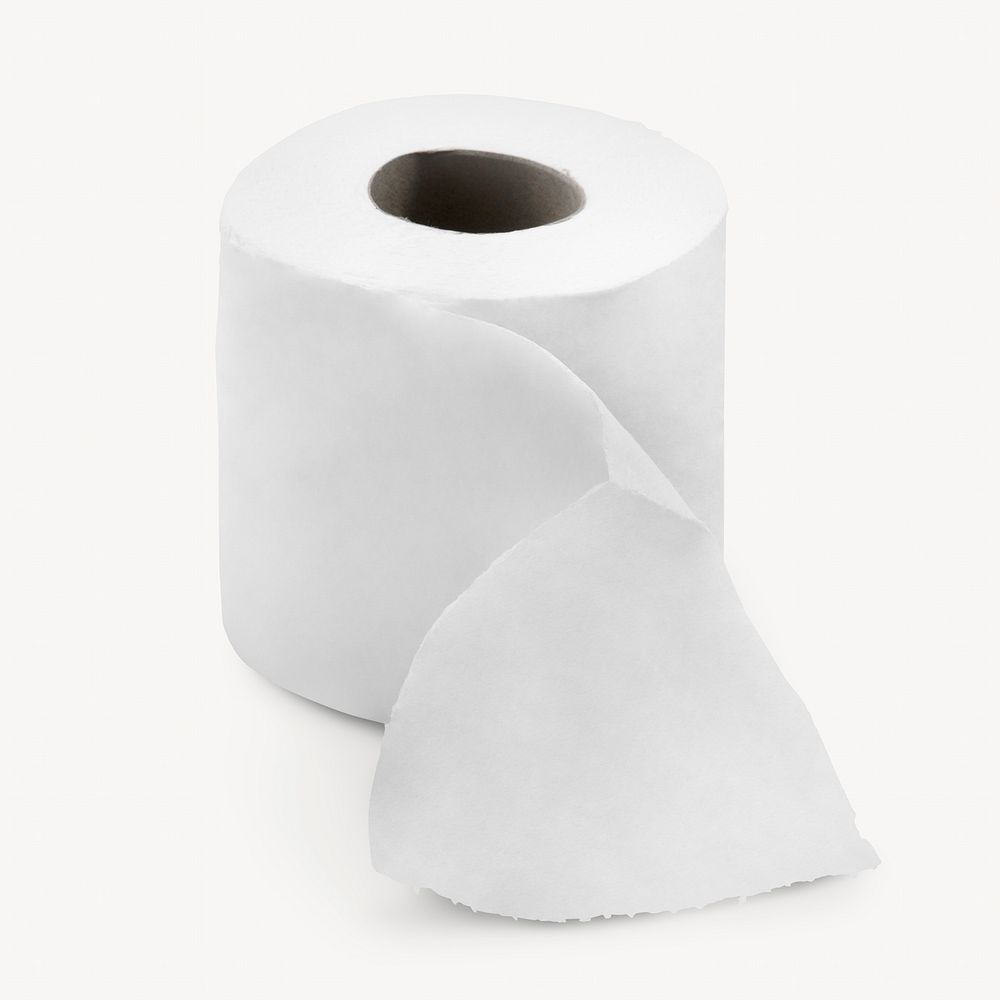 Toilet paper, isolated design
