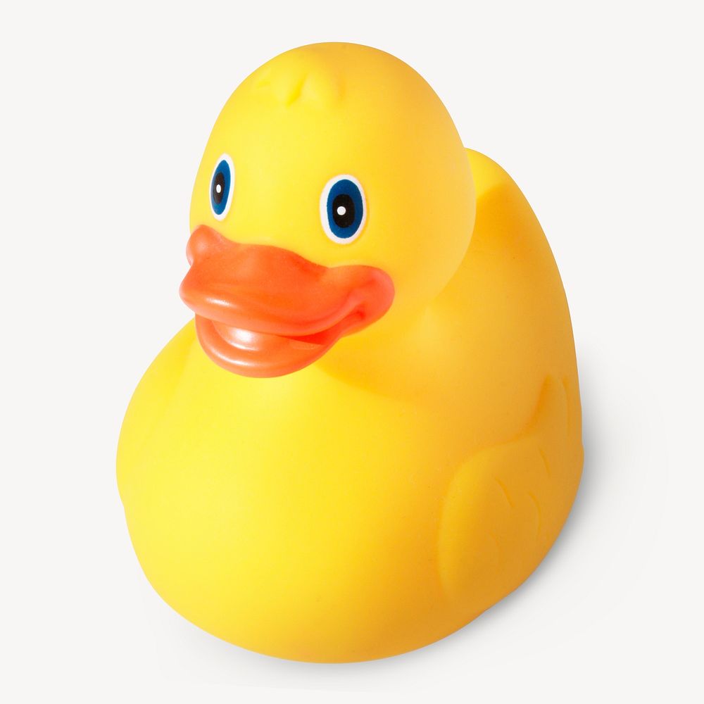 Rubber duck collage element psd