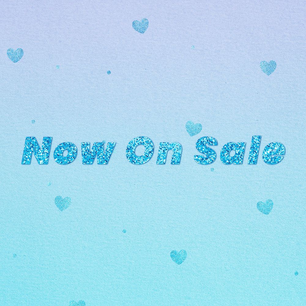 Now on sale glitter word font