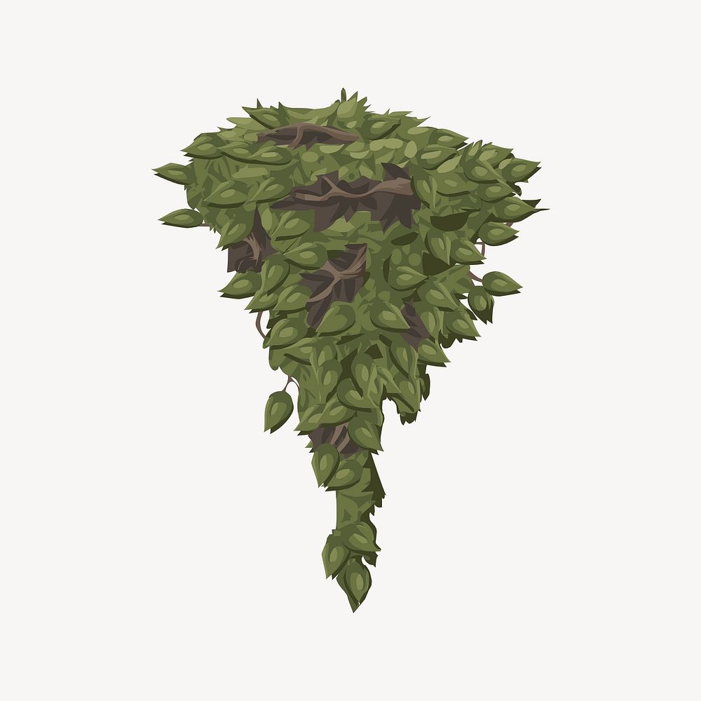 Plant, Glitch game illustration. Free public domain CC0 image.