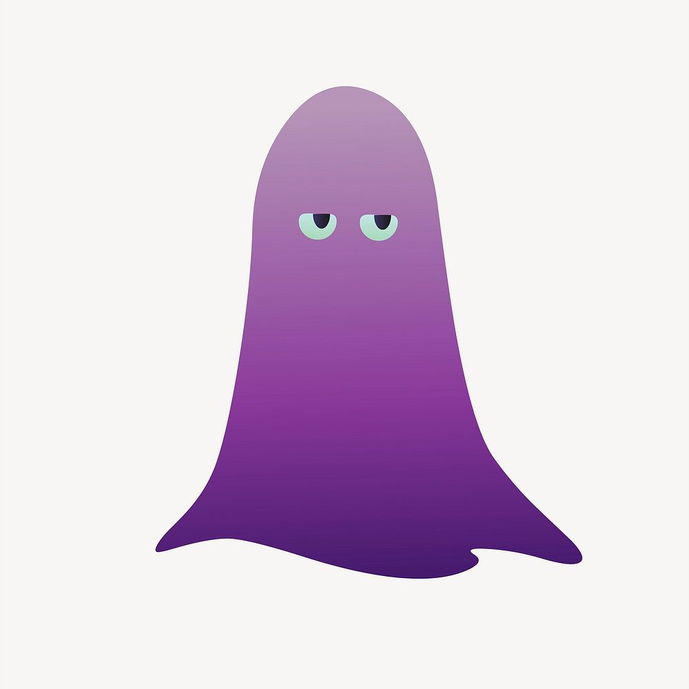Purple creature character clipart, Glitch game illustration vector. 