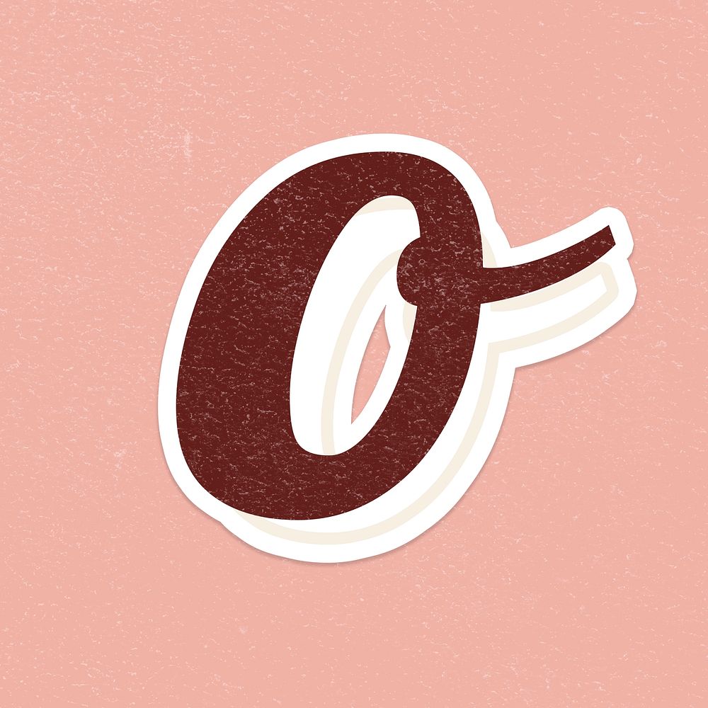 Letter O font printable a to z stylish lettering alphabet