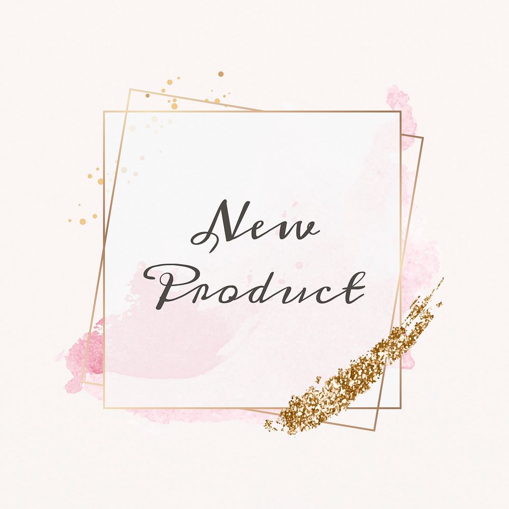 New product badge feminine frame