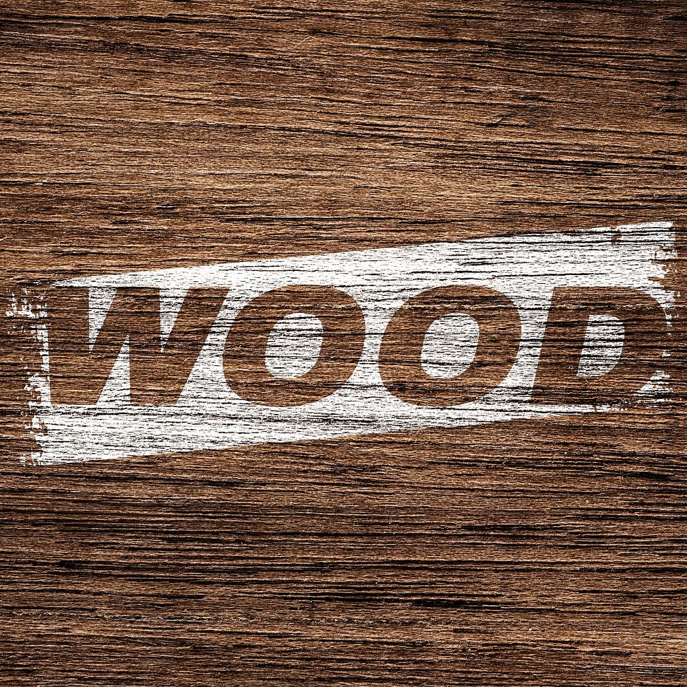 Wood texture wood lettering bold italic font typography