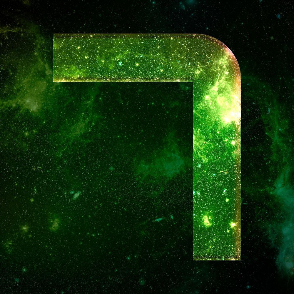 Psd number 7 stellar effect green font