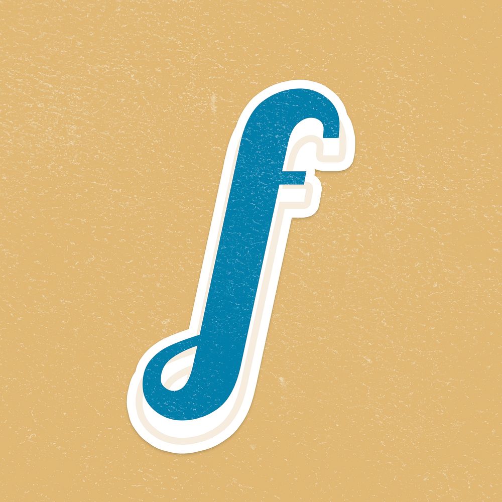 Psd Letter f alphabet lettering