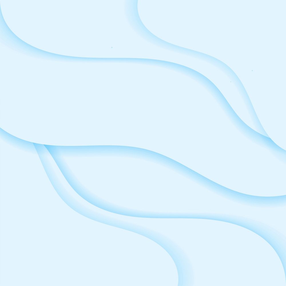 Blue wavy patterned background vector