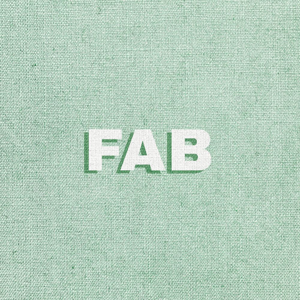 Fab lettering pastel shadow font