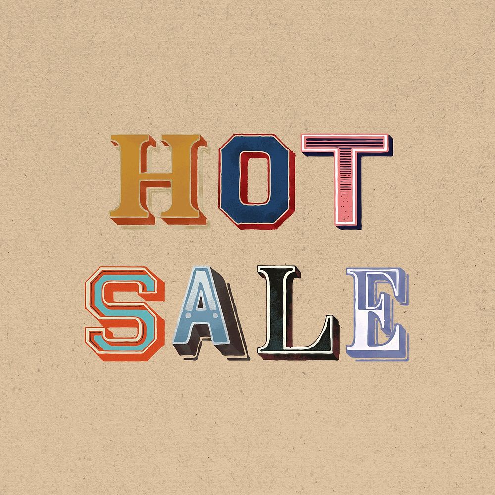Shadowed word hot sale typography