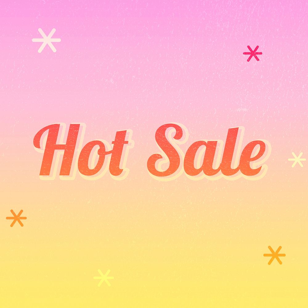 Hot sale word vintage colorful font