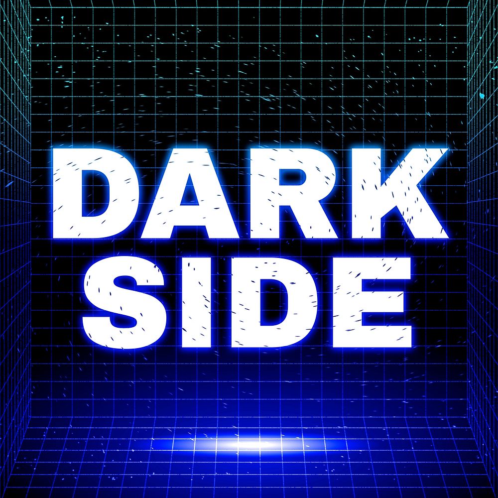  Synthwave dark side futuristic bold font