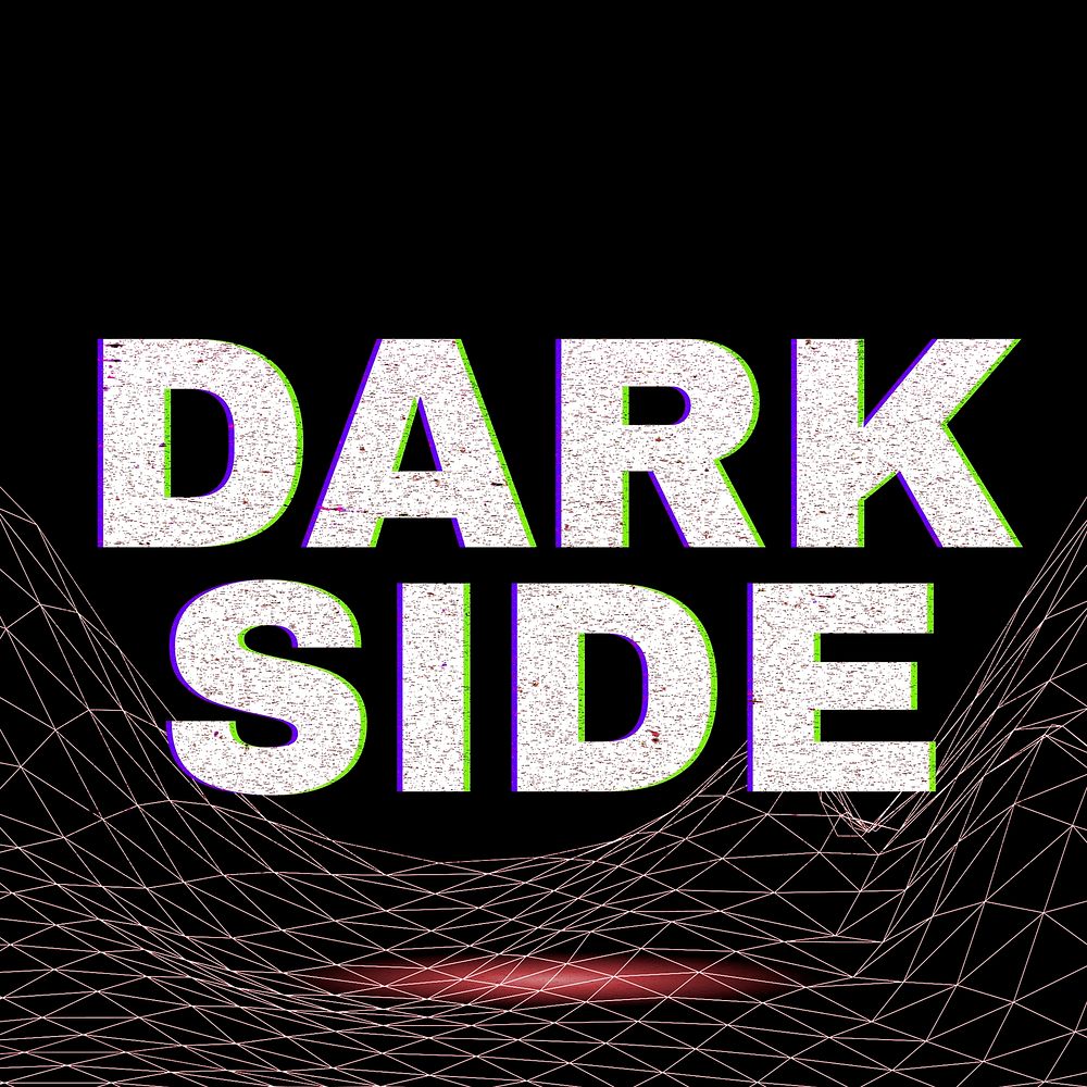  Synthwave dark side futuristic bold font