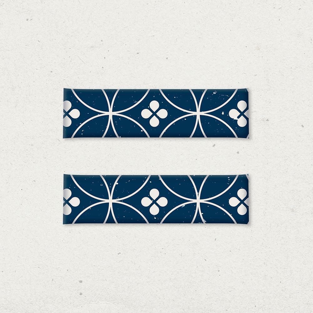 Psd equal sign geometric Japanese inspired pattern font