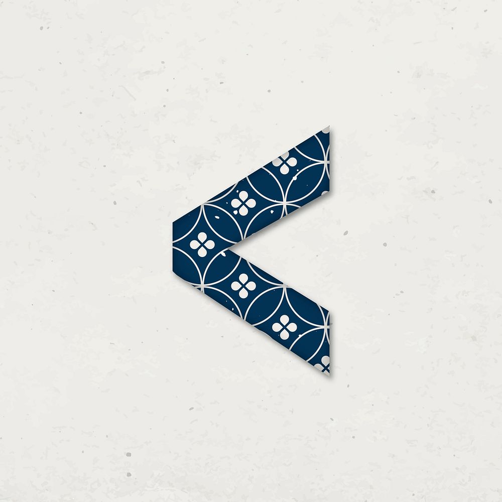 Vector angle bracket geometric Japanese inspired pattern font