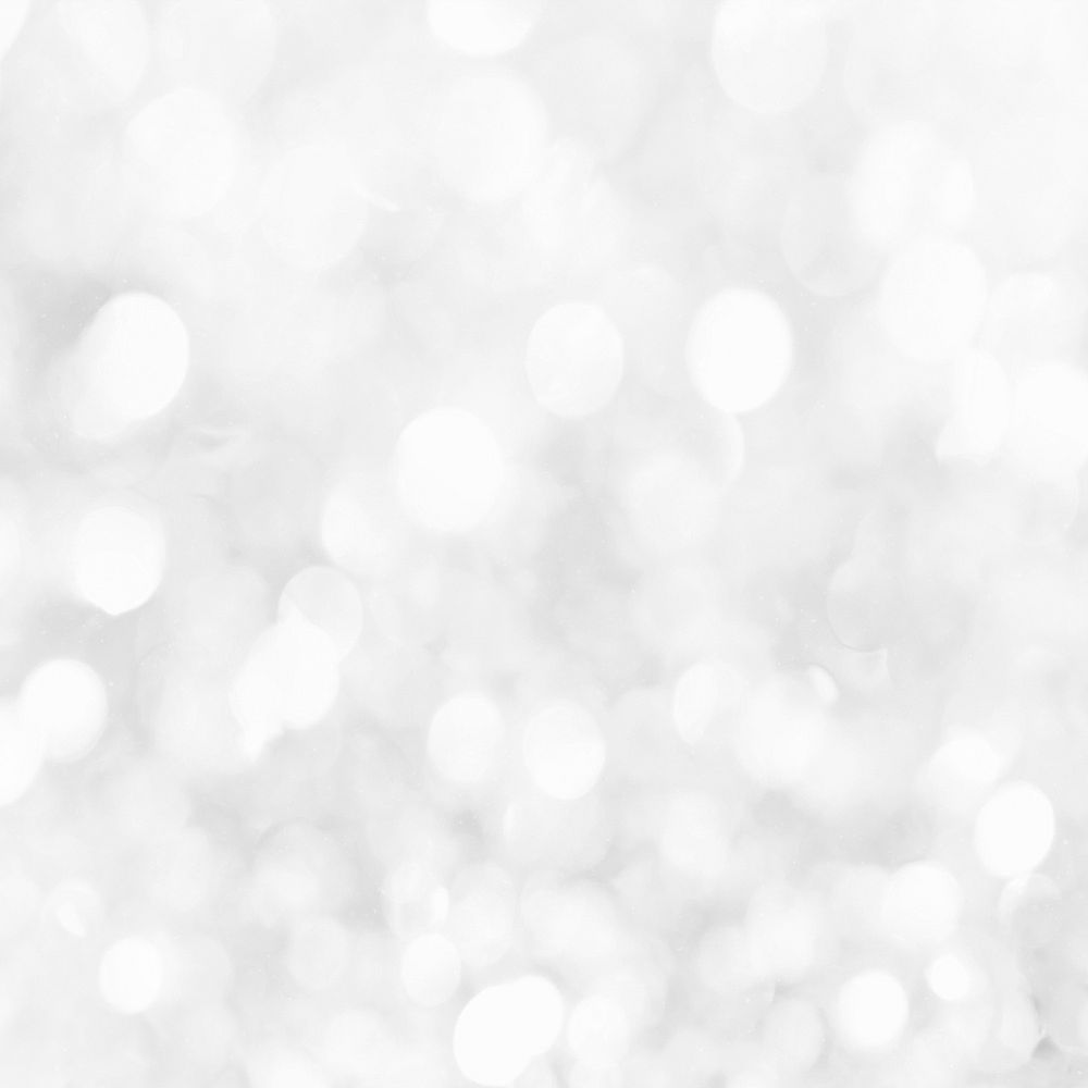 Abstract background with white bokeh lights
