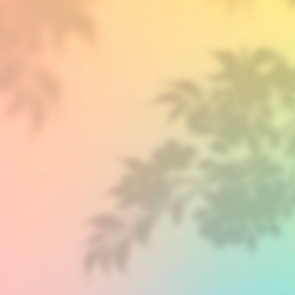 Peach shadow aesthetic background with blank space