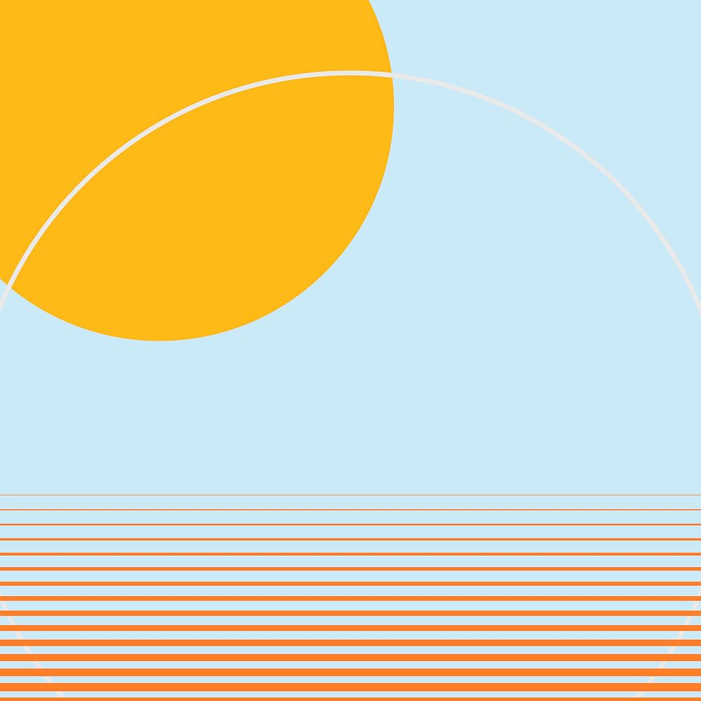 Sunny aesthetic background psd Swiss style
