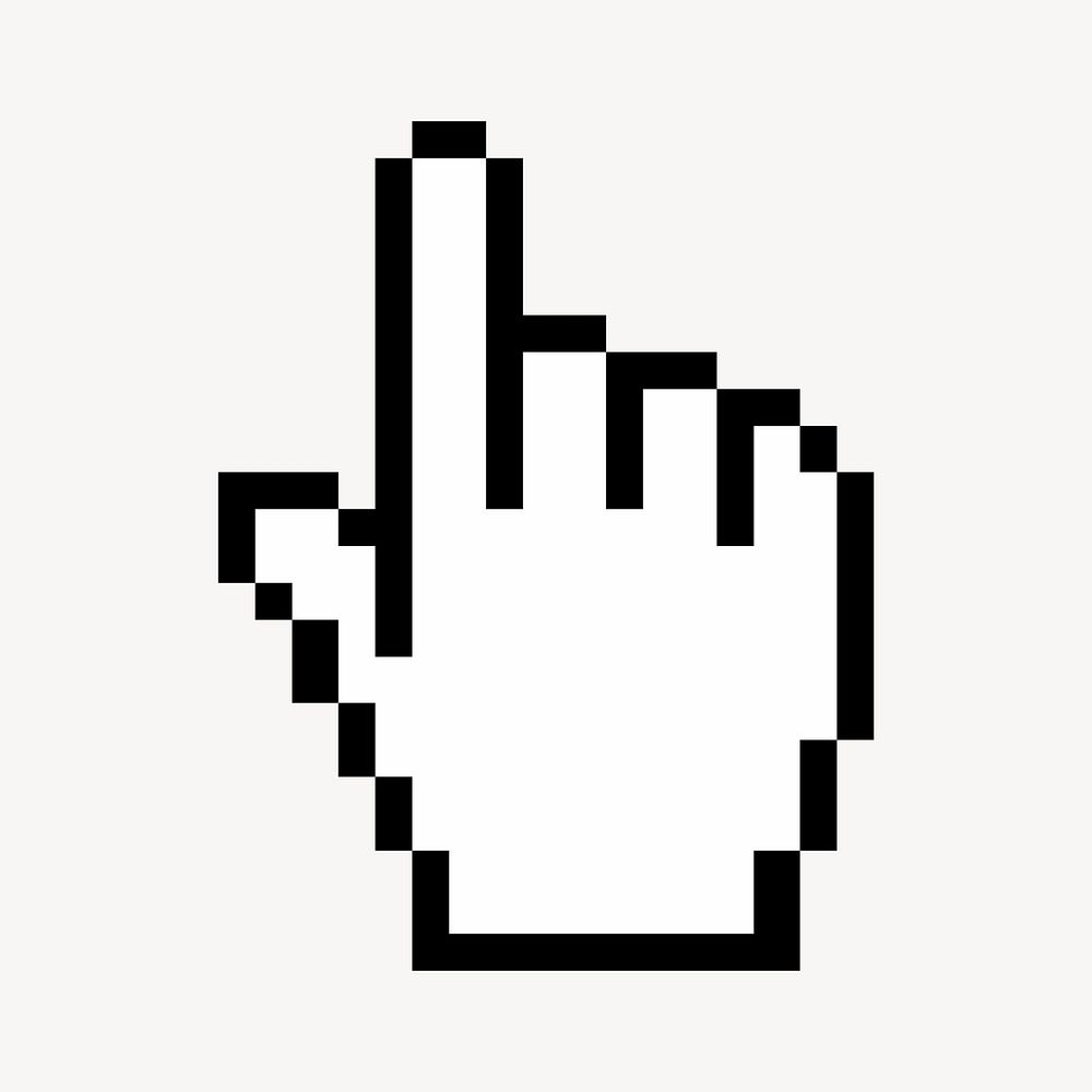 Hand cursor drawing, vintage illustration | Free Vector - rawpixel