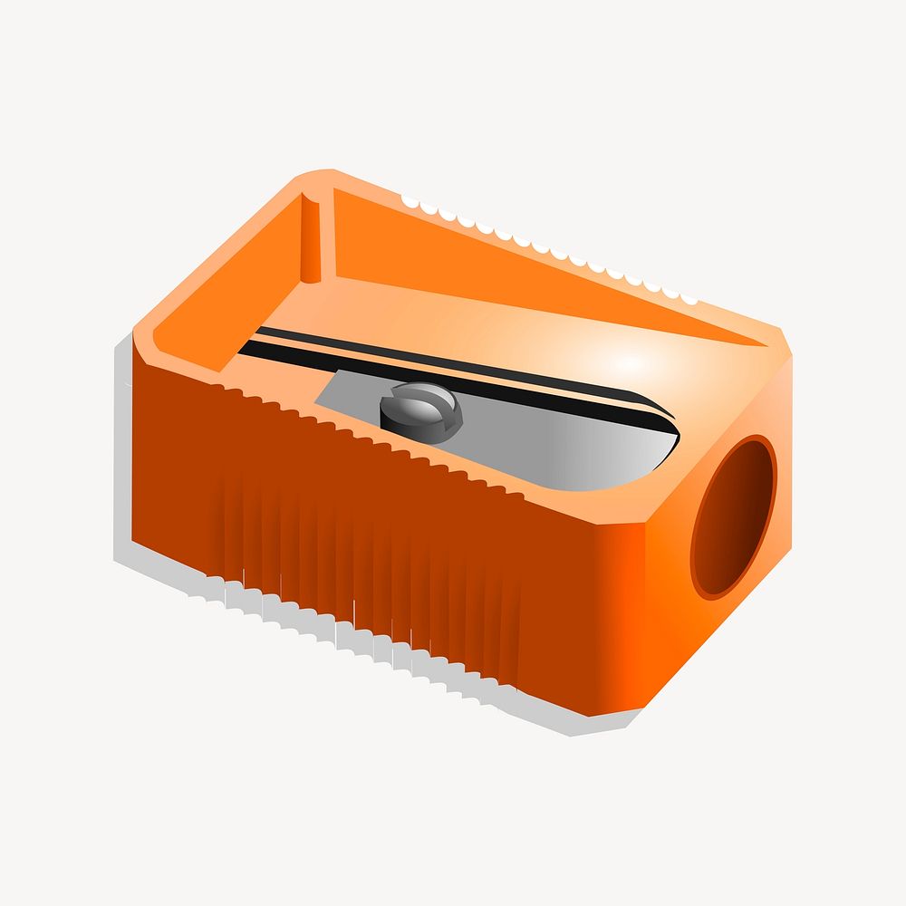 Pencil sharpener clipart, illustration vector. Free public domain CC0 image.