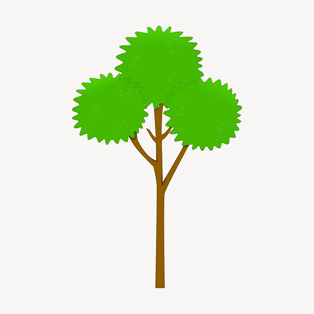 Lone tree clipart, illustration psd. Free public domain CC0 image.