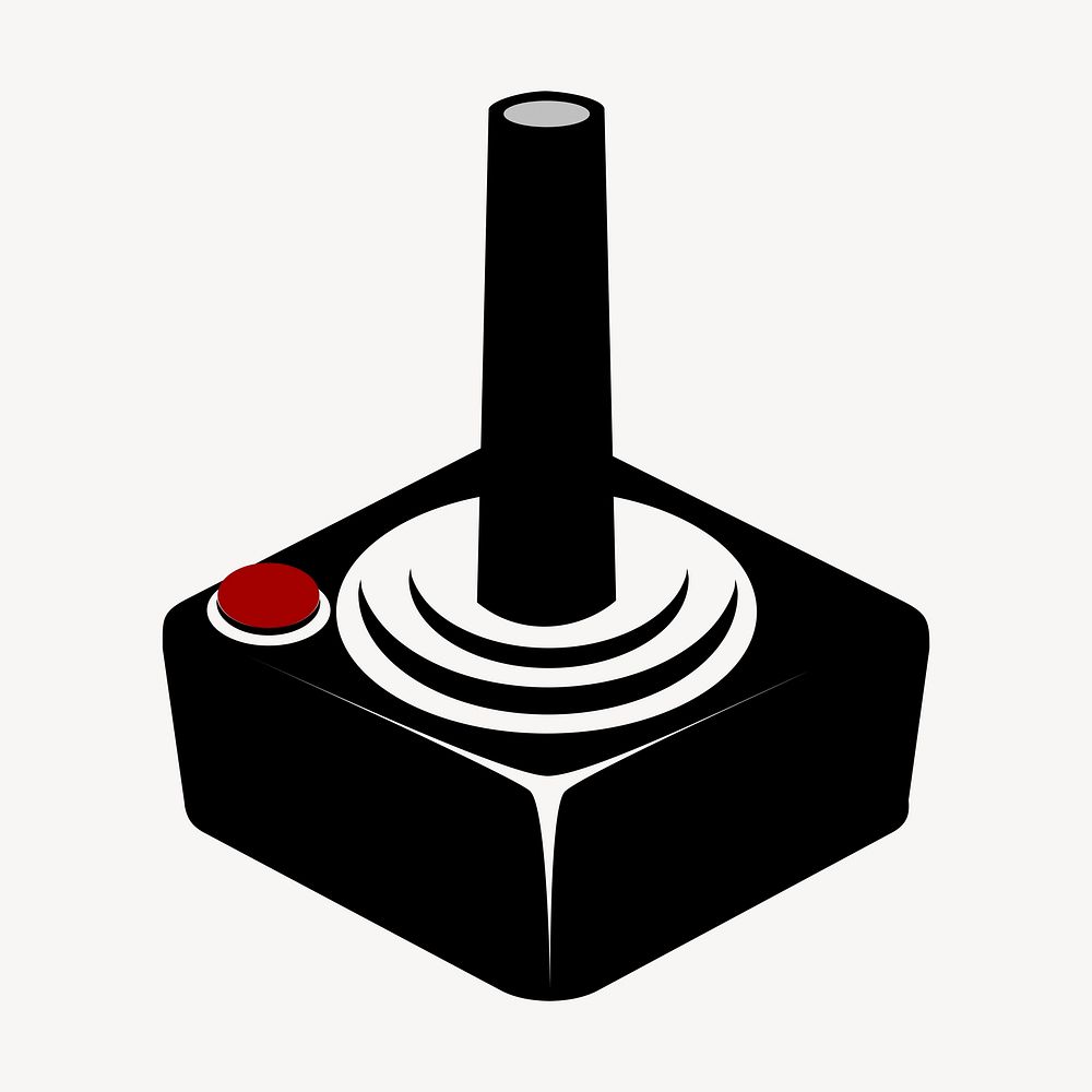 Joystick controller clipart, illustration. Free public domain CC0 image.