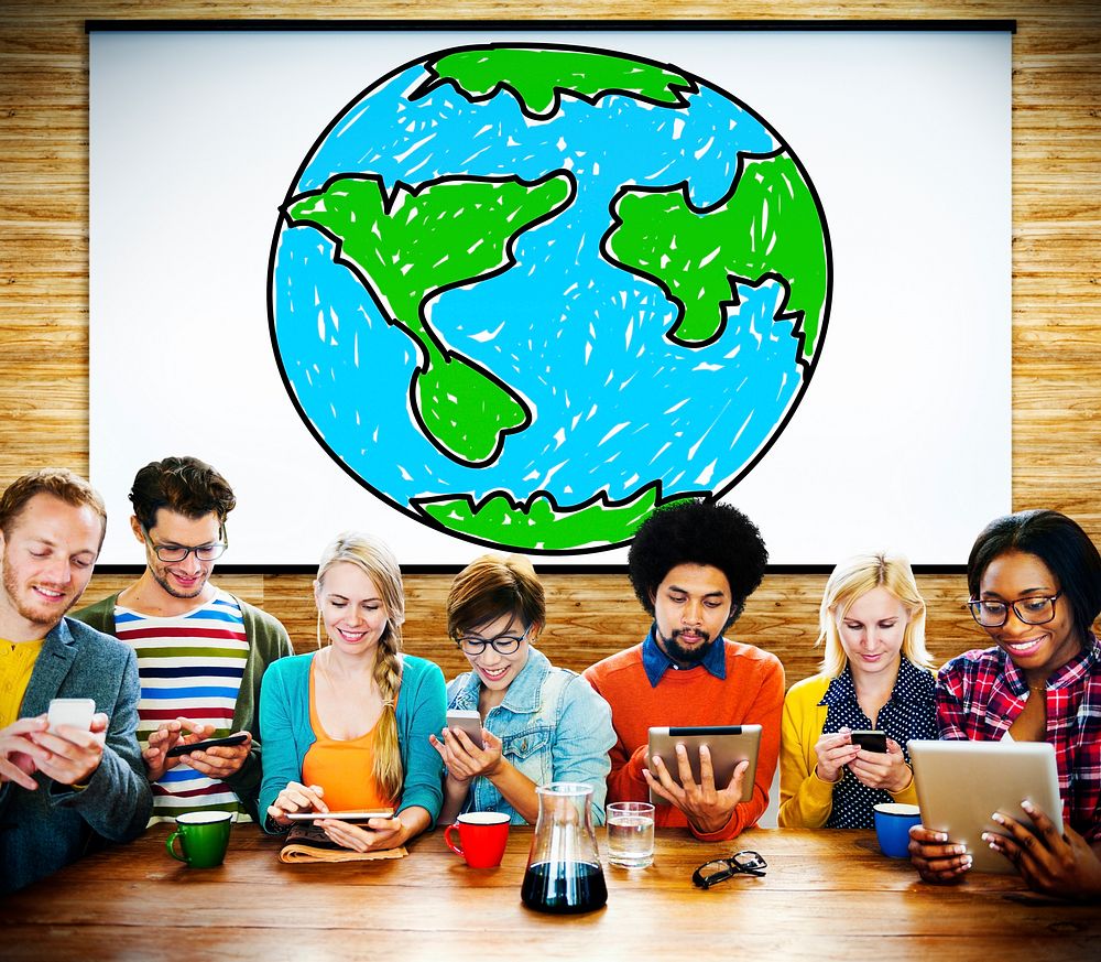 Global Networking Communication Economy Worldwide Concept