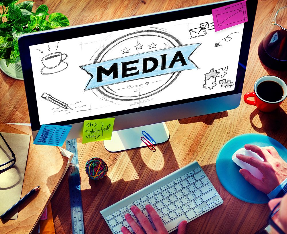 Media Journalism Multimedia Communication Internet Concept