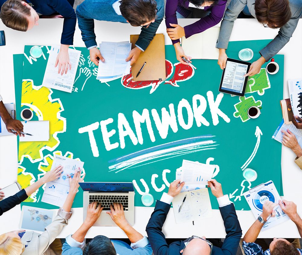 Teamwork Team Collaboration Connection Togetherness | Free Photo - rawpixel