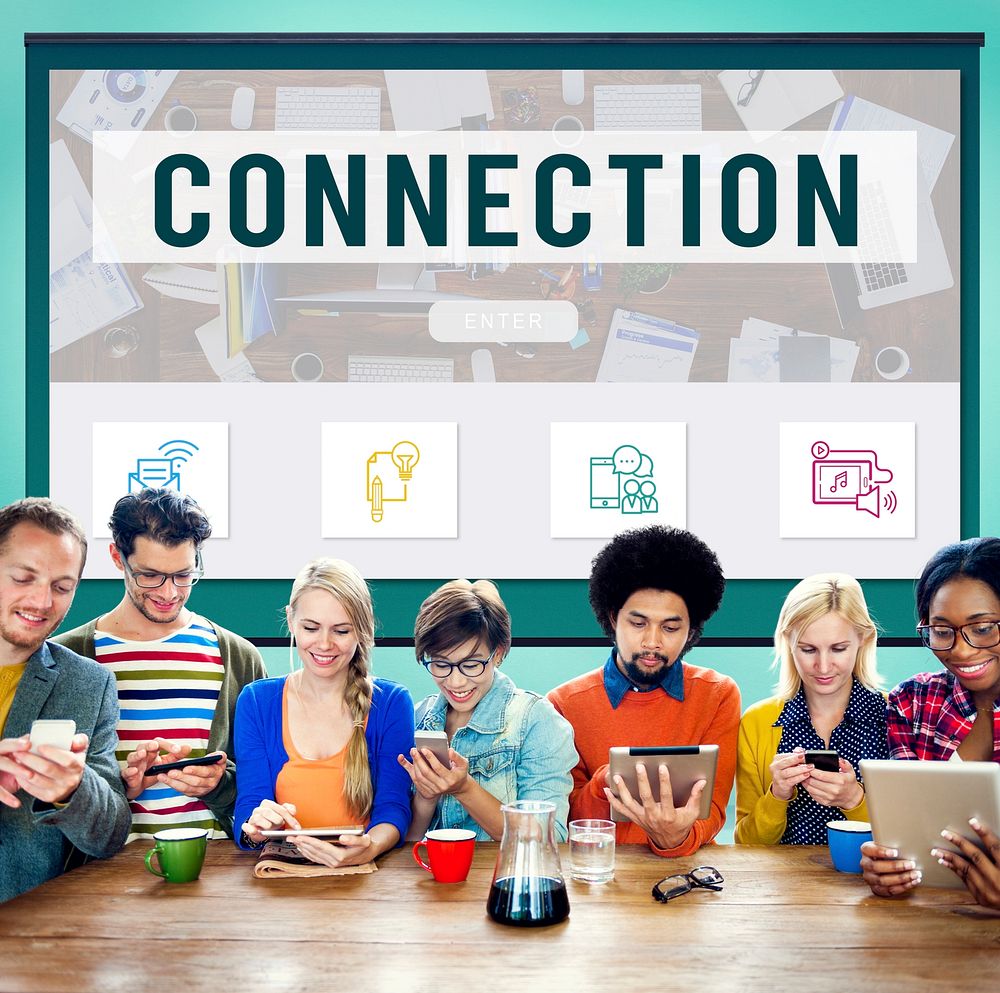 Connection Online Communication Technology Concept