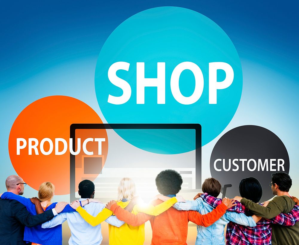 Shop Product Customer Buying Commercial Consumer Concept