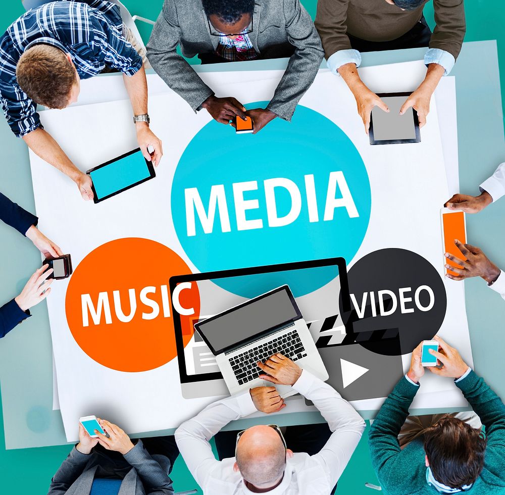 Media Music Video Technology Communication Concept