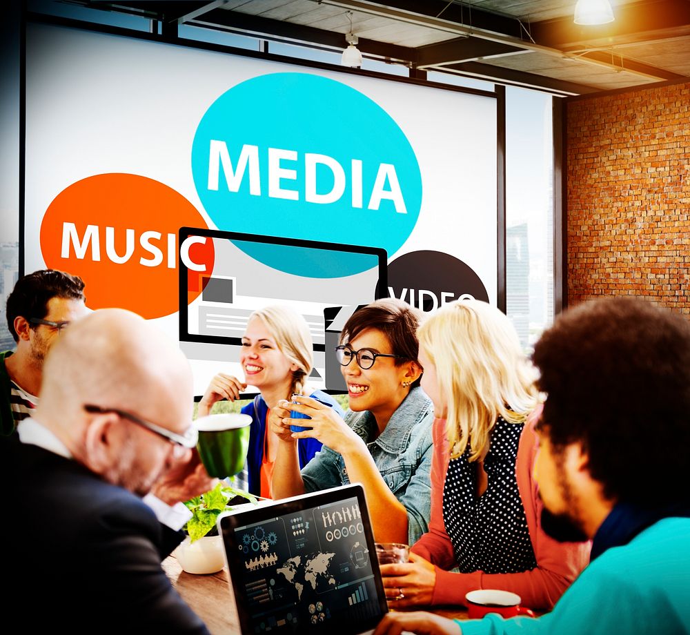 Media Music Video Technology Communication Concept
